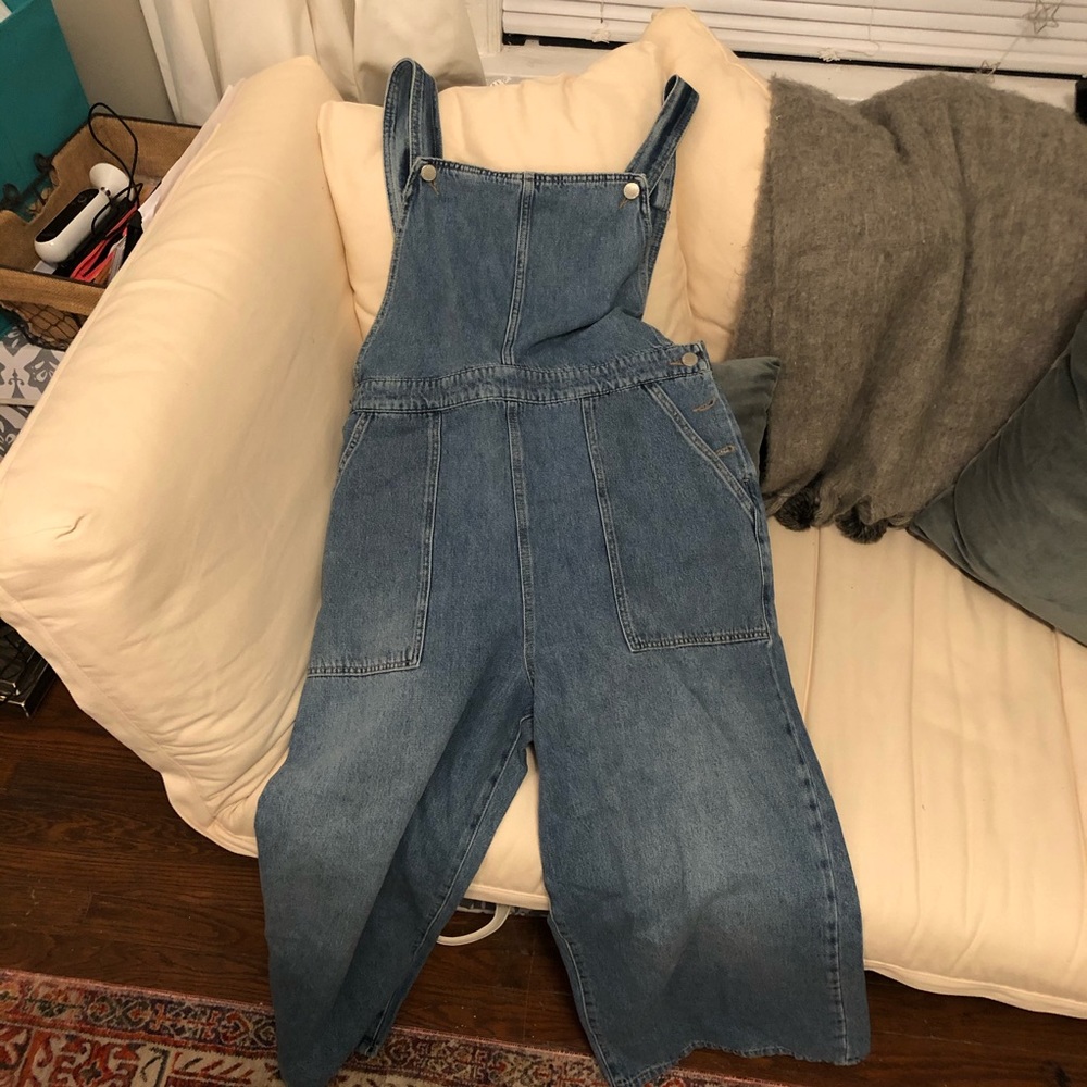 Miss Selfridge - H & M Denim Wide Leg Overalls